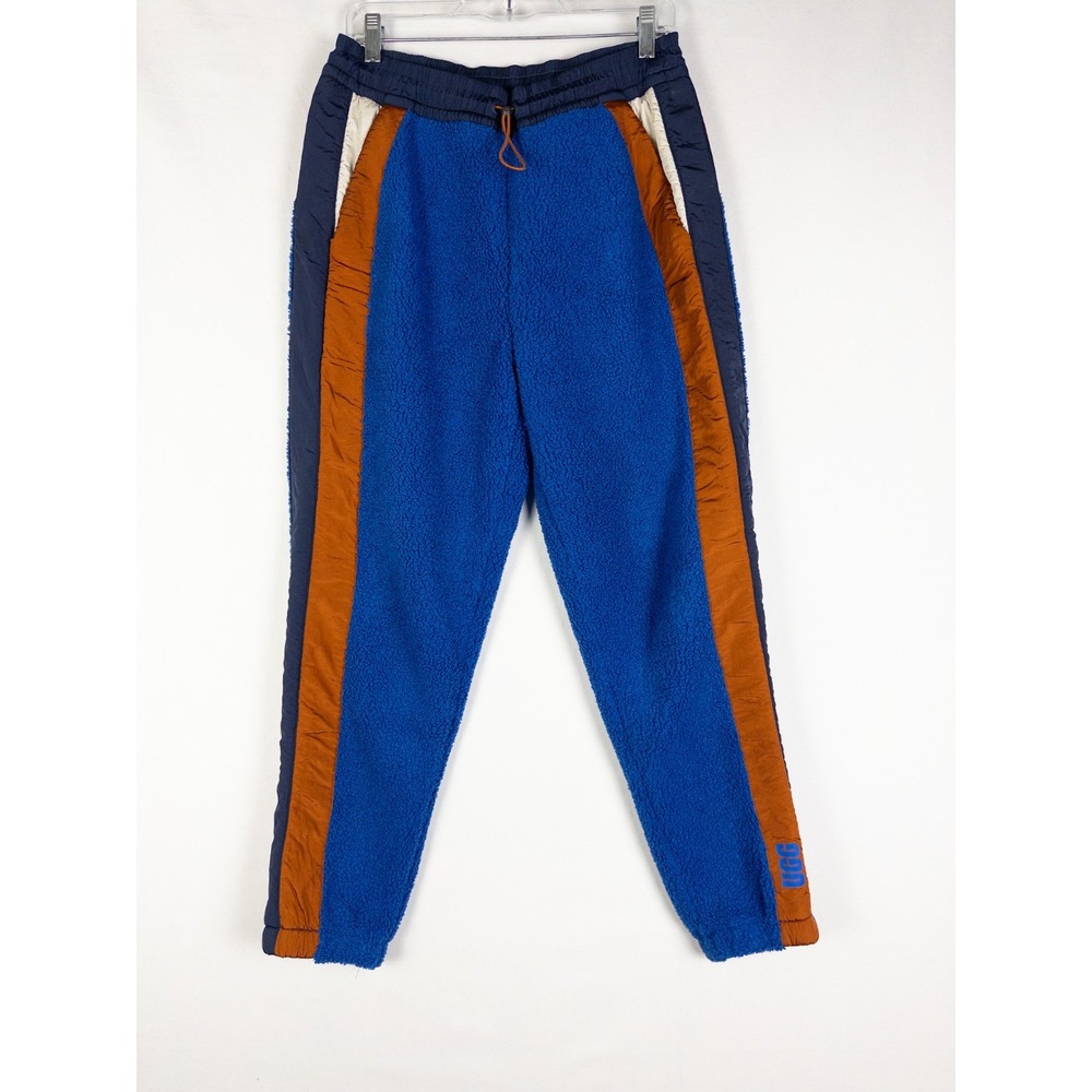 UGG Kieren Sweatpants Womens M Color Block Fleece Drawstring‎ Pull On